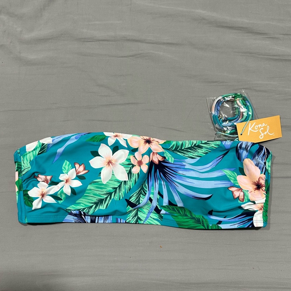 Kona Sol strapless top